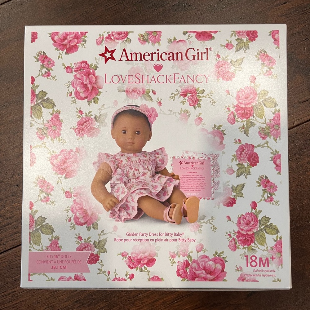 American Girl x Loveshack Fancy Garden Party Dress for Bitty Baby